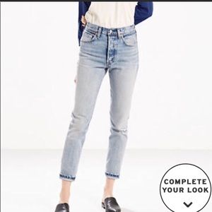 Levi’s 501 Skinny/Straight Summer Dune Sz 24/25